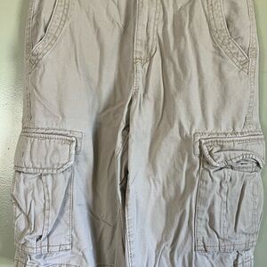 Beige Cargo Shorts